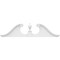 Ekena Millwork Rams Head Architectural Grade PVC Pediment (Urn Ships Unattached in Box), 68"W x 17"H x 2-3/4"P PEDPS068X170RHP00 - alternate 3